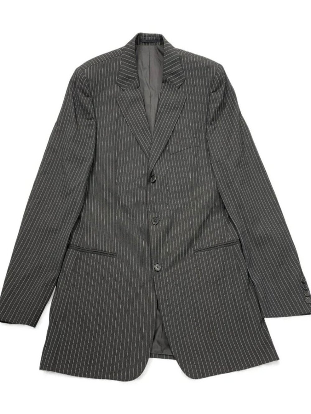 Hugo Boss Vinci/Lucca Brown Pin Stripe Wool Blazer Sport Coat Jacket Men's 42 R